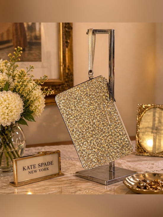 kate spade Handbags - Kate Spade Glittery Gold and Silver Home Accent